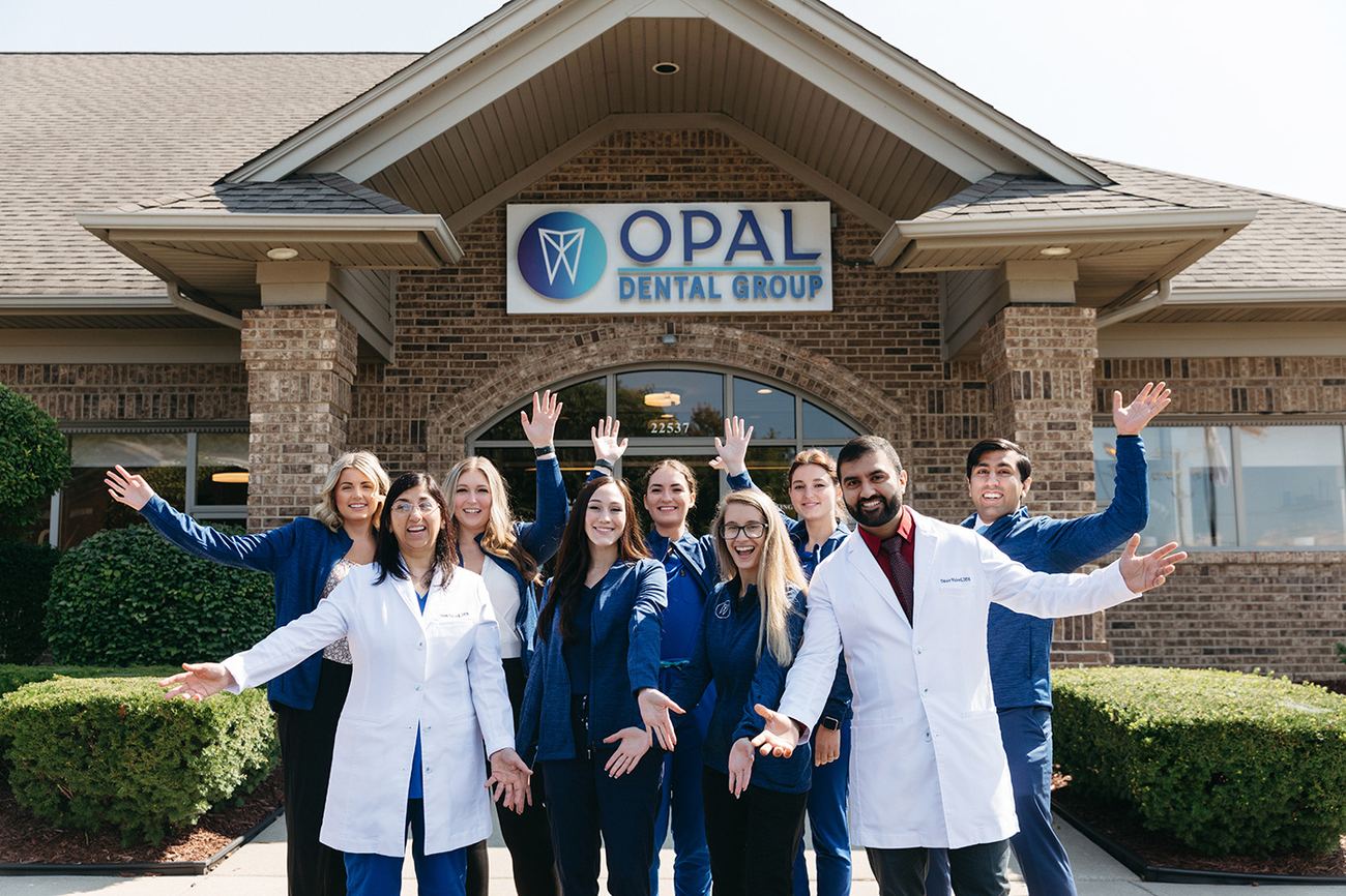 Exterior and signage of the Opal Dental Group office